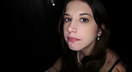 Young cum slut Liliana gives a hot big cock gloryhole blowjob for a mouthful 78579278