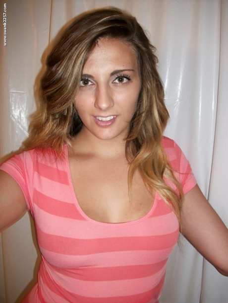 Slutty babe Brooke B. takes pics of her huge natural boobs and pussy 59329365