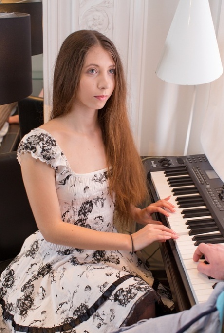 Long-haired European teen with tiny tits experiences rough anal fucking 64400847