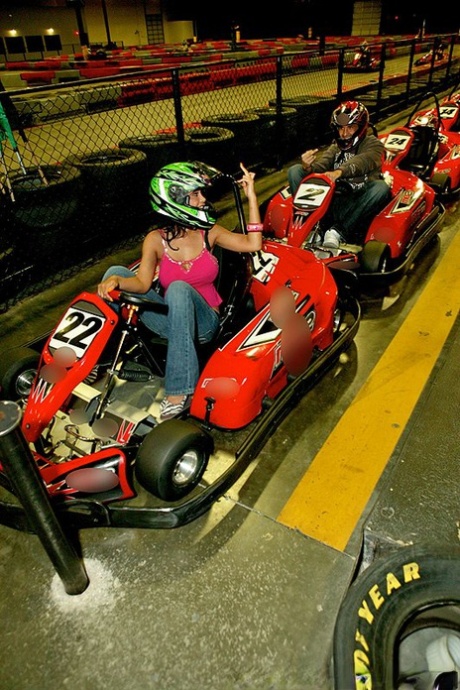Steaming hot pornstar Priya Rai has a hardcore sex after a karting race 61944209